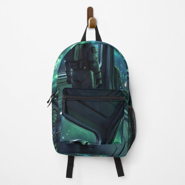 Item preview, The Lone Astronaut #07 - Nebula Jungle designed and sold by nocturnAIArt.