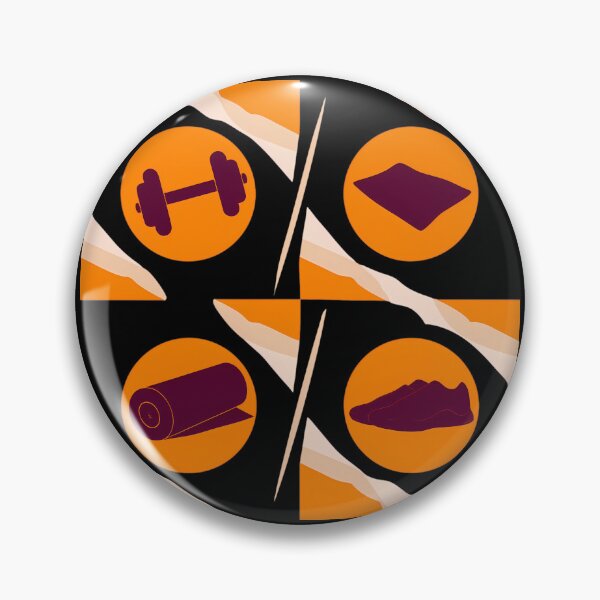 Item preview, Gym Colorful Concepts Iconic Symbols Train Power designed and sold by ART ATTACK ZONE.