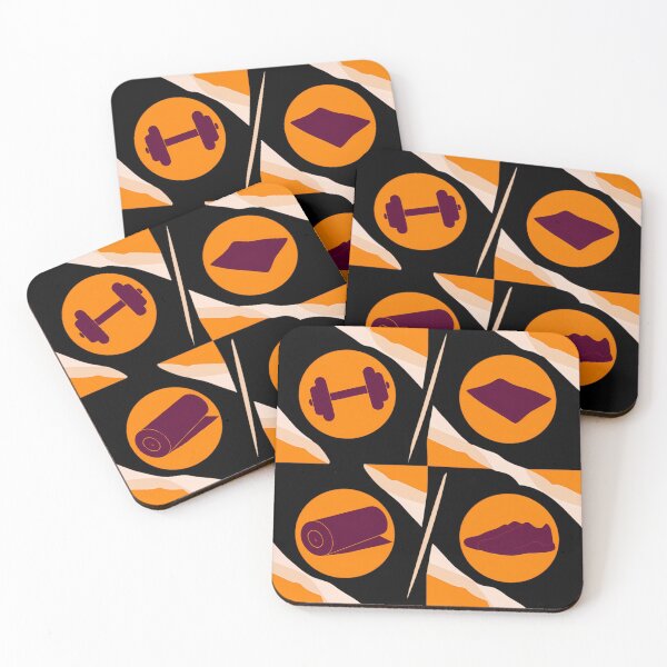Item preview, Gym Colorful Concepts Iconic Symbols Train Power designed and sold by ART ATTACK ZONE.