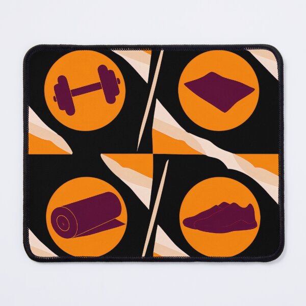 Item preview, Gym Colorful Concepts Iconic Symbols Train Power designed and sold by ART ATTACK ZONE.