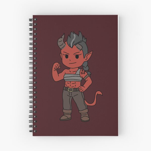 Item preview, Chibi Karlach - Tiefling Barbarian Fan Art BG3  designed and sold by Smoggs741.