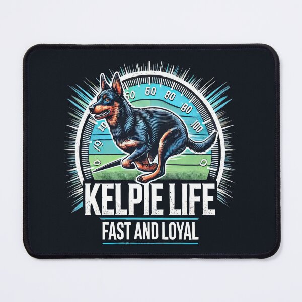 Item preview, Australian Kelpie Fast and Loyal – Working Dog Breed Graphic Shirt designed and sold by Globalcitytees.