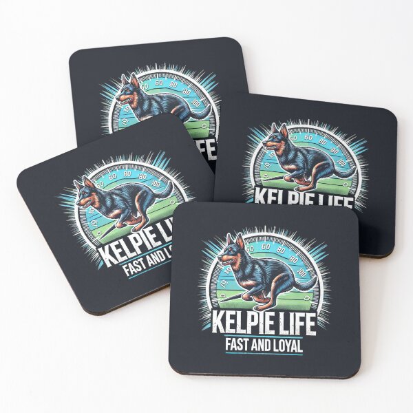 Item preview, Australian Kelpie Fast and Loyal – Working Dog Breed Graphic Shirt designed and sold by Globalcitytees.