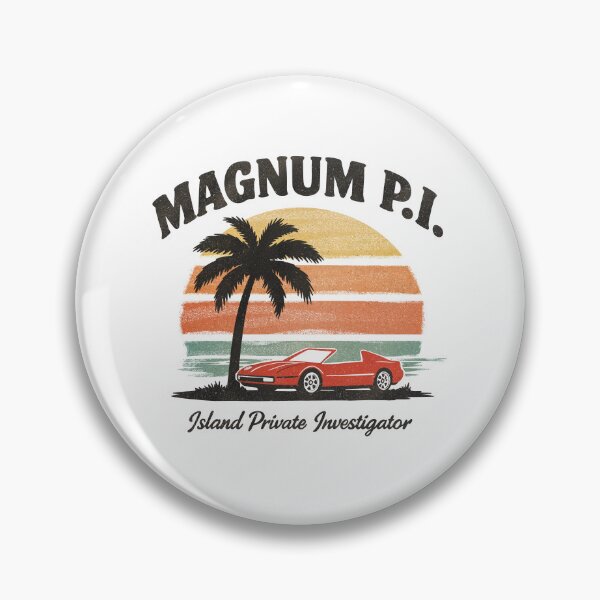 Item preview, Magnum P.I Retro designed and sold by ChunkByChunk.