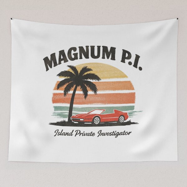Item preview, Magnum P.I Retro designed and sold by ChunkByChunk.