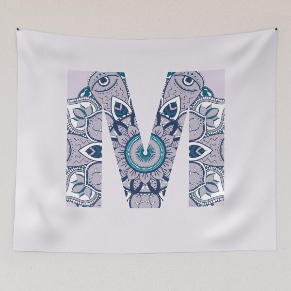Item preview, Purple Initial M Mandala designed and sold by abirose30.