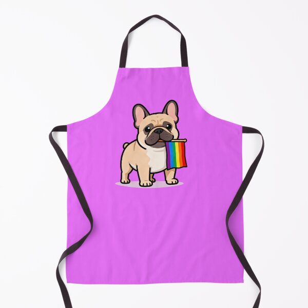 Item preview, French Bulldog Pride Flag – Cute LGBTQ Frenchie Dog Illustration designed and sold by SimplyJasper.