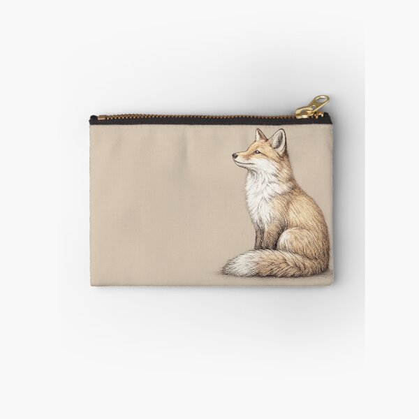 Item preview, Quietly Observing Red Fox Wildlife Illustration designed and sold by ChirpInc.