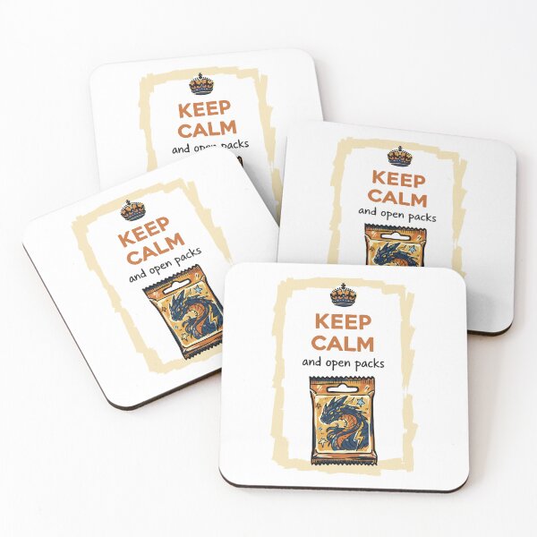 Item preview, Keep Calm And Open Packs Trading Card Booster Pack designed and sold by LuminOrb.