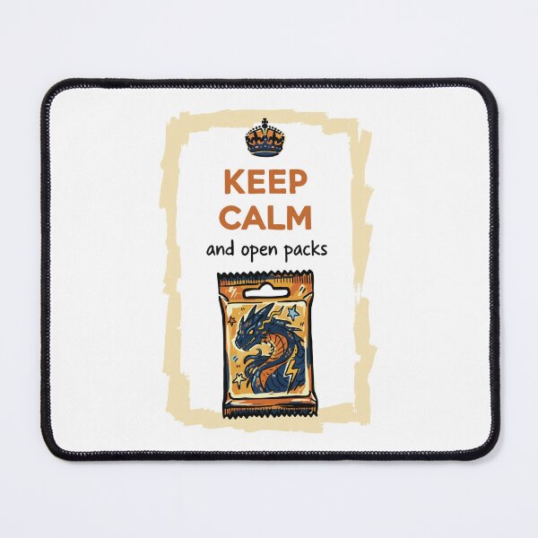 Item preview, Keep Calm And Open Packs Trading Card Booster Pack designed and sold by LuminOrb.