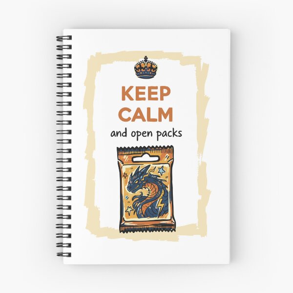 Item preview, Keep Calm And Open Packs Trading Card Booster Pack designed and sold by LuminOrb.