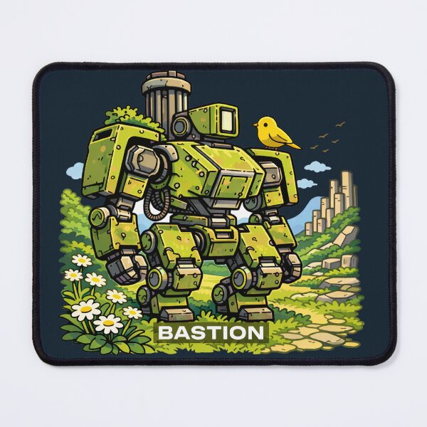 Item preview, Chibi Bastion with Ganymede - Overwatch Fan Art designed and sold by Smoggs741.