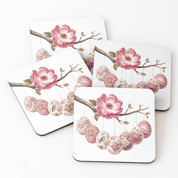 Item preview, Floral Decorated Eggs on Branch designed and sold by jkrphoto.