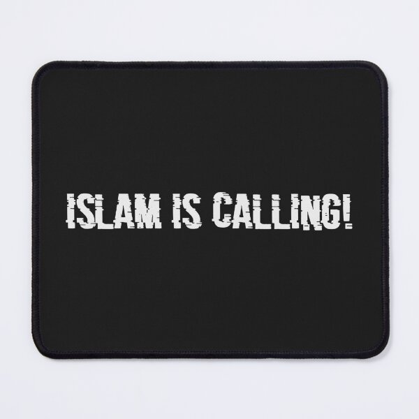 Item preview, Islam is Calling Bold Glitch Typography Minimalist Islamic Art designed and sold by Miniature Store.
