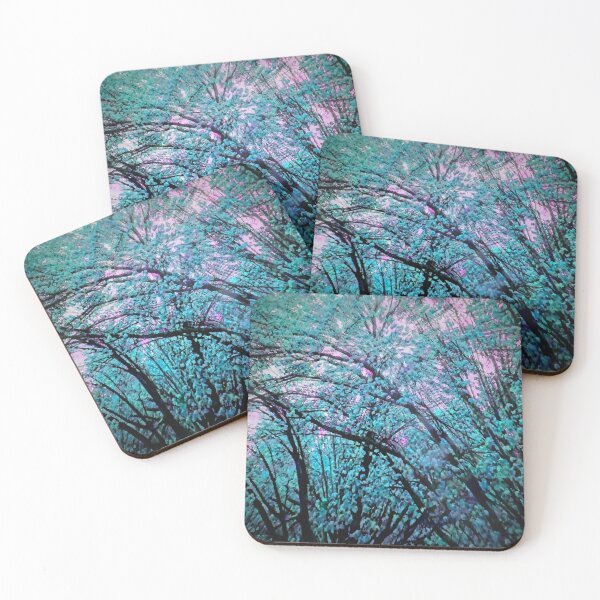Item preview, Abstract Beautiful Glowing Trees (Teal) designed and sold by SXW Designs.