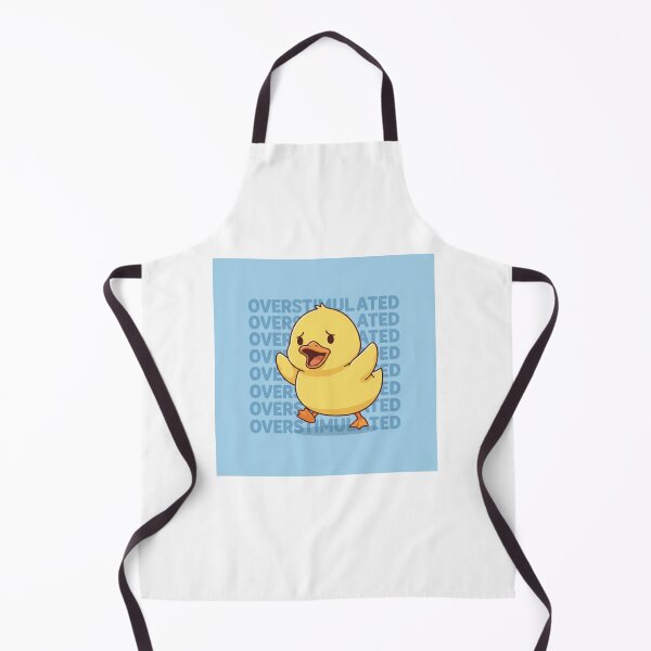 Item preview, Overstimulated Duck - Meme Cartoon Chaos designed and sold by EnlightArt.