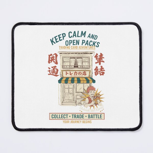 Item preview, Keep Calm And Open Packs Trading Card Adventures designed and sold by LuminOrb.