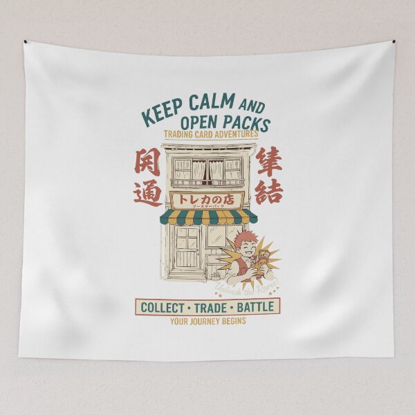 Item preview, Keep Calm And Open Packs Trading Card Adventures designed and sold by LuminOrb.