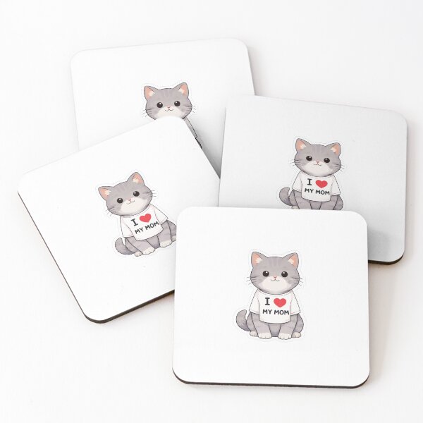 Item preview, cat mom- grey designed and sold by jensenlovescats.
