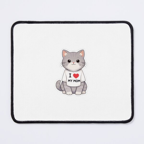 Item preview, cat mom- grey designed and sold by jensenlovescats.