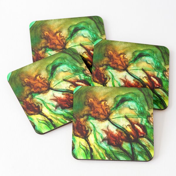 Item preview, Slightly Sanguine Tulips/3 designed and sold by Marzena Salwowska.
