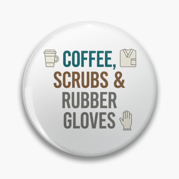 Item preview, Coffee, Scrubs & Rubber Gloves - Modern Medical & Dental Lifestyle designed and sold by DrToothStudio.