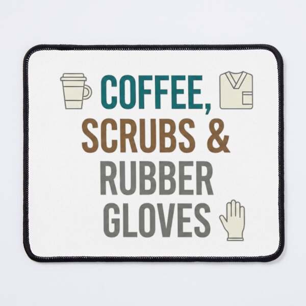 Item preview, Coffee, Scrubs & Rubber Gloves - Modern Medical & Dental Lifestyle designed and sold by DrToothStudio.