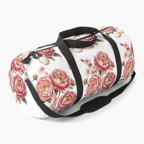 Item preview, Pink Peonies and Eggs on Black designed and sold by jkrphoto.