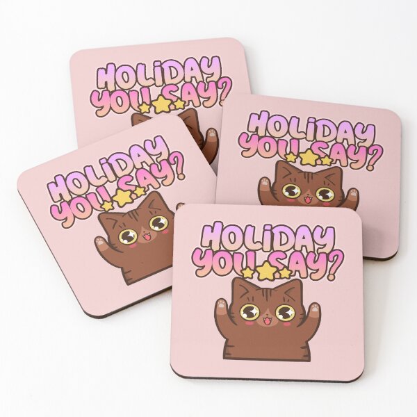 Item preview, HOLIDAY YOU SAY? Cat designed and sold by JusTiceT-shirts.