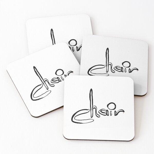 Item preview, Chair Typography Design – Minimal Modern Interior Aesthetic Art designed and sold by TaisanNYC.