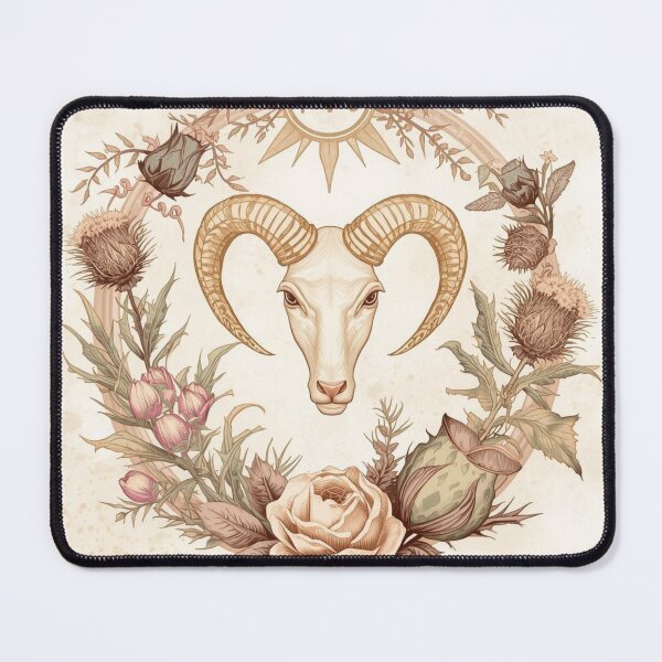 Item preview, Aries – "Fearless Growth" | Botanical Zodiac Sign designed and sold by YvkafromPoland.