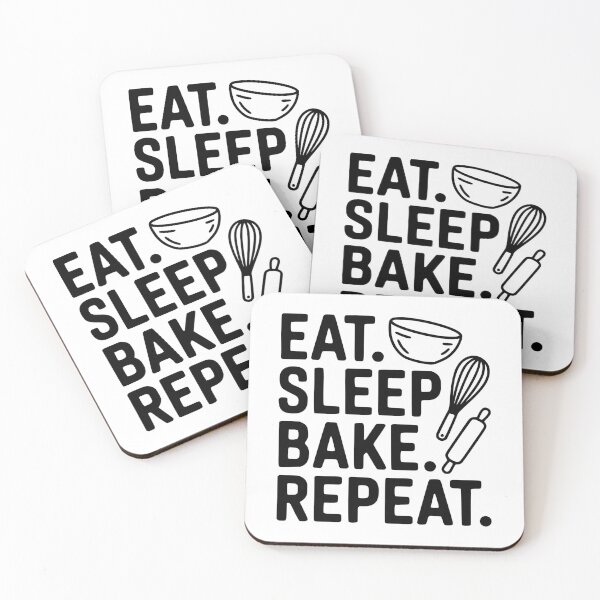 Item preview, Eat . Sleep. Bake. Repeat. designed and sold by Frank Ring.