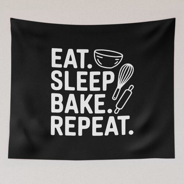 Item preview, Eat . Sleep. Bake. Repeat. designed and sold by Frank Ring.