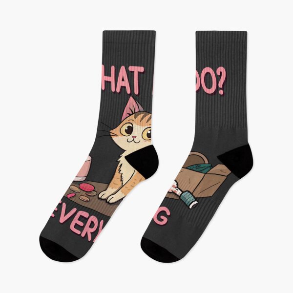 Item preview, What Did I Do? Everything - Guilty Cat Humor designed and sold by Artiviose.