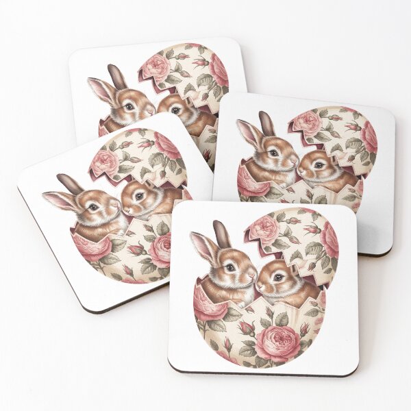 Item preview, Bunnies in a Floral Egg designed and sold by jkrphoto.