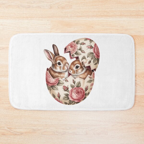 Item preview, Bunnies in a Floral Egg designed and sold by jkrphoto.
