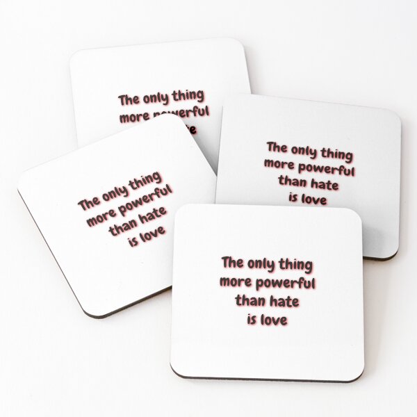 Item preview, the only thing more powerful than hate is love designed and sold by Khalid lq.