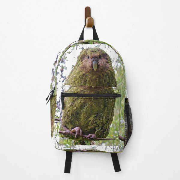 Item preview, Rare Kakapo Parrot in New Zealand Nature designed and sold by Dreamy Armine Art.
