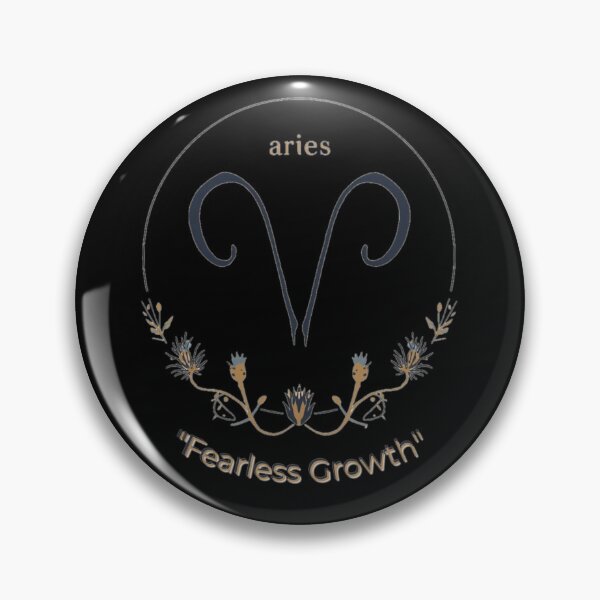 Item preview, Aries – "Fearless Growth" | Botanical Zodiac Sign designed and sold by YvkafromPoland.