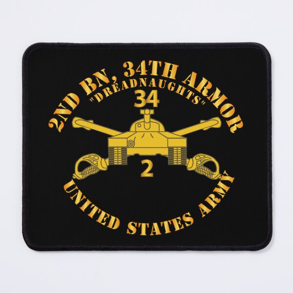 Item preview, Army - 2nd Bn 34th Armor - Dreadnaughts - Armor Branch designed and sold by Military Insignia Products.