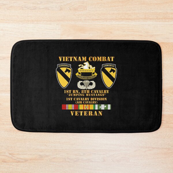 Item preview, Army - Vietnam Combat Vet w 1st Bn 8th Cav 1st Cav - Jumping Mustangs - Hat designed and sold by Military Insignia Products.