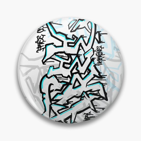 Item preview, Wildstyle Urban Cipher – Abstract Monochrome Graffiti Art designed and sold by VitalusDesignArtV.