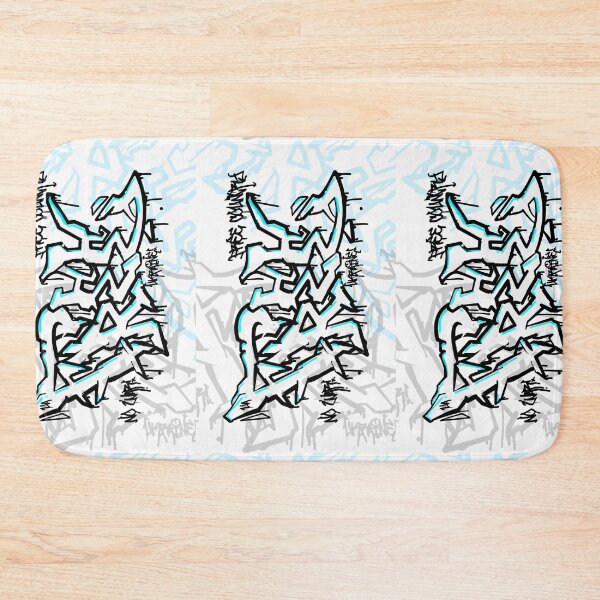 Item preview, Wildstyle Urban Cipher – Abstract Monochrome Graffiti Art designed and sold by VitalusDesignArtV.