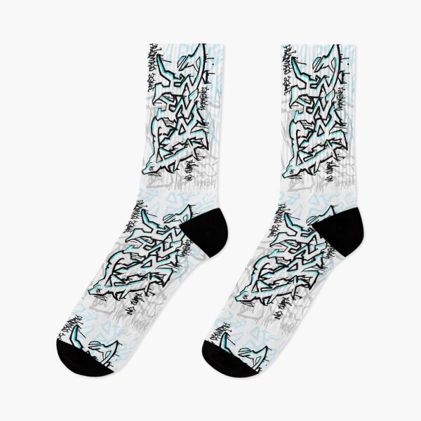 Item preview, Wildstyle Urban Cipher – Abstract Monochrome Graffiti Art designed and sold by VitalusDesignArtV.
