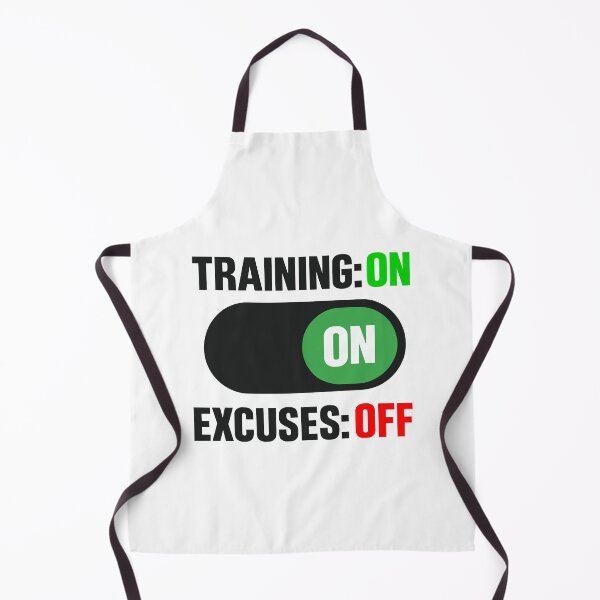 Item preview, Training On Excuses Off Motivational Gym Toggle Switch designed and sold by FunFitLife Studio.