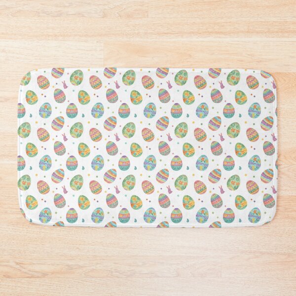Item preview, A colourful Easter egg pattern with Easter bunnies designed and sold by GOTOCREATE.