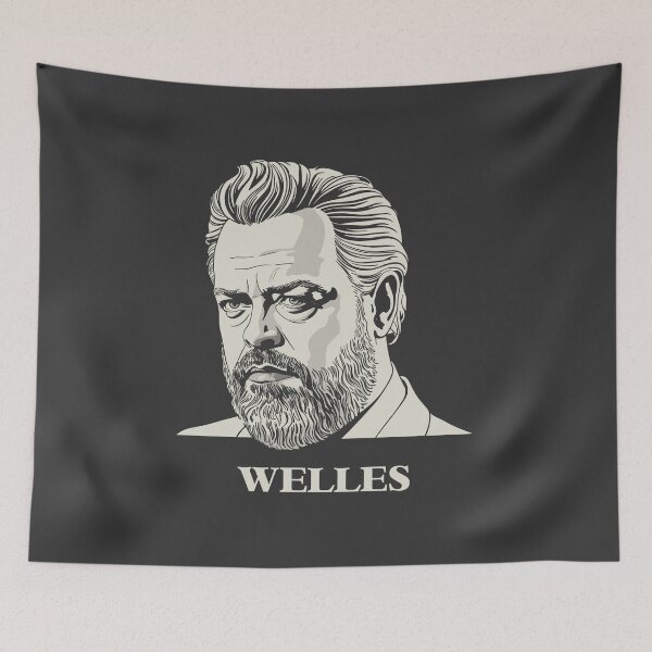 Item preview, Orson Welles Black & White Portrait – Classic Cinema Director Artistic Graphic designed and sold by paulo silveira.