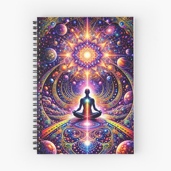 Item preview, Psychedelic Cosmic Meditation – Galactic Mandala and Chakra Energy Art designed and sold by Dominik1994.