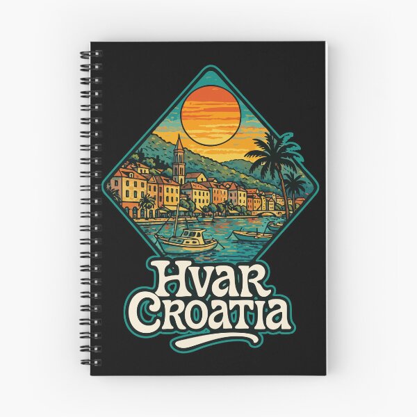 Item preview, Hvar Croatia Retro Travel designed and sold by TomFrontierArt.