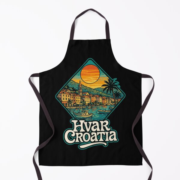 Item preview, Hvar Croatia Retro Travel designed and sold by TomFrontierArt.